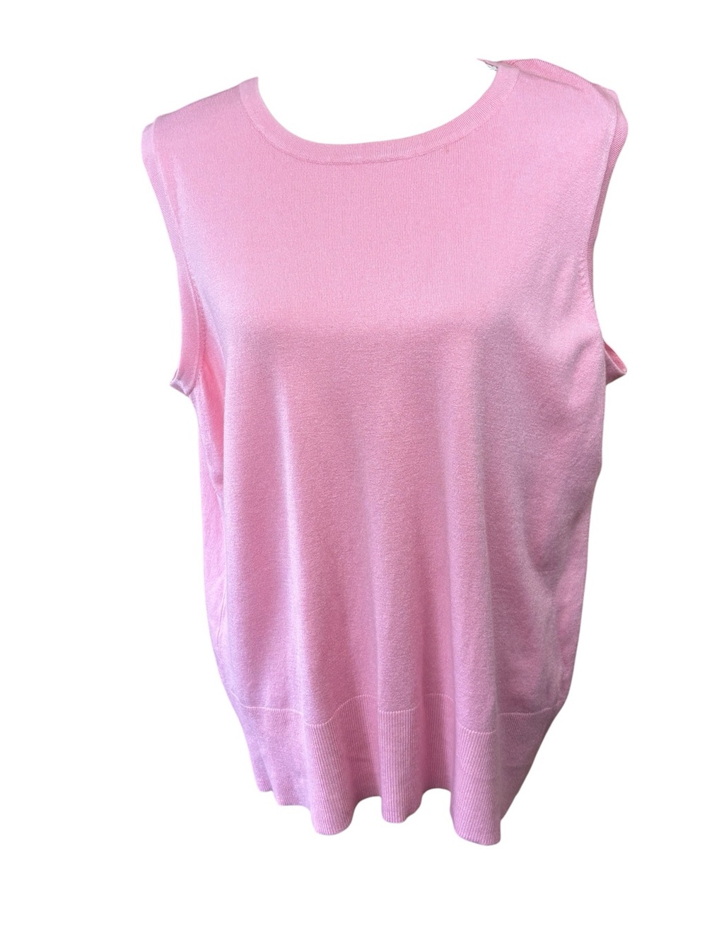 Grace Elements sleeveless sweater tunic, size 2X, knit, ribbed knit, dressy
